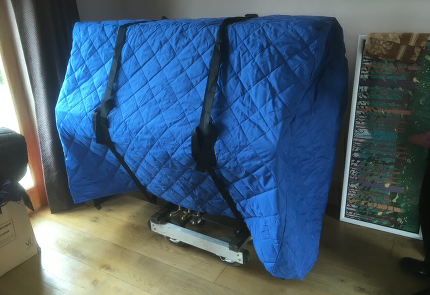 An Image of an organ securely wrapped for transport